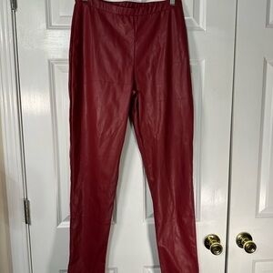Popular Basics Burgundy Leggings
